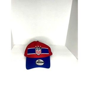 New US Soccer USWNT USA New Era 9Twenty Men's Pop Flash Adjustable Cap Hat